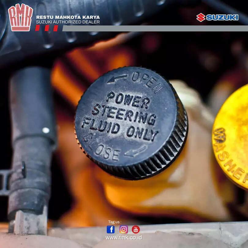 Penyebab Dampak Buruk Dari Kebocoran Cairan Power Steering - Suzuki RMK