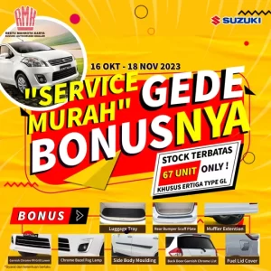Service murah gede bonusnya, Promo Service Suzuki RMK