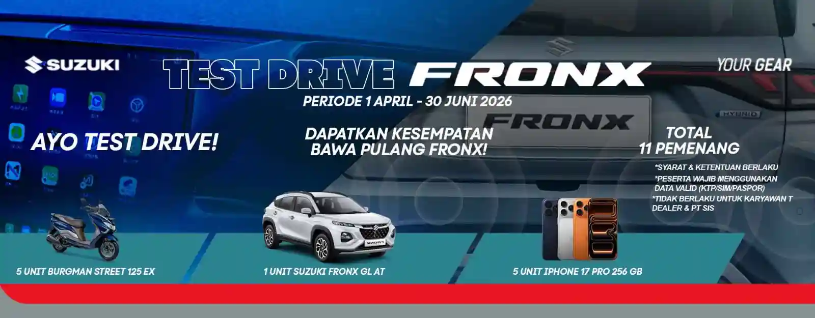 Banner Test Drive Suzuki RMK
