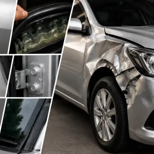 body mobil bekas tabrak