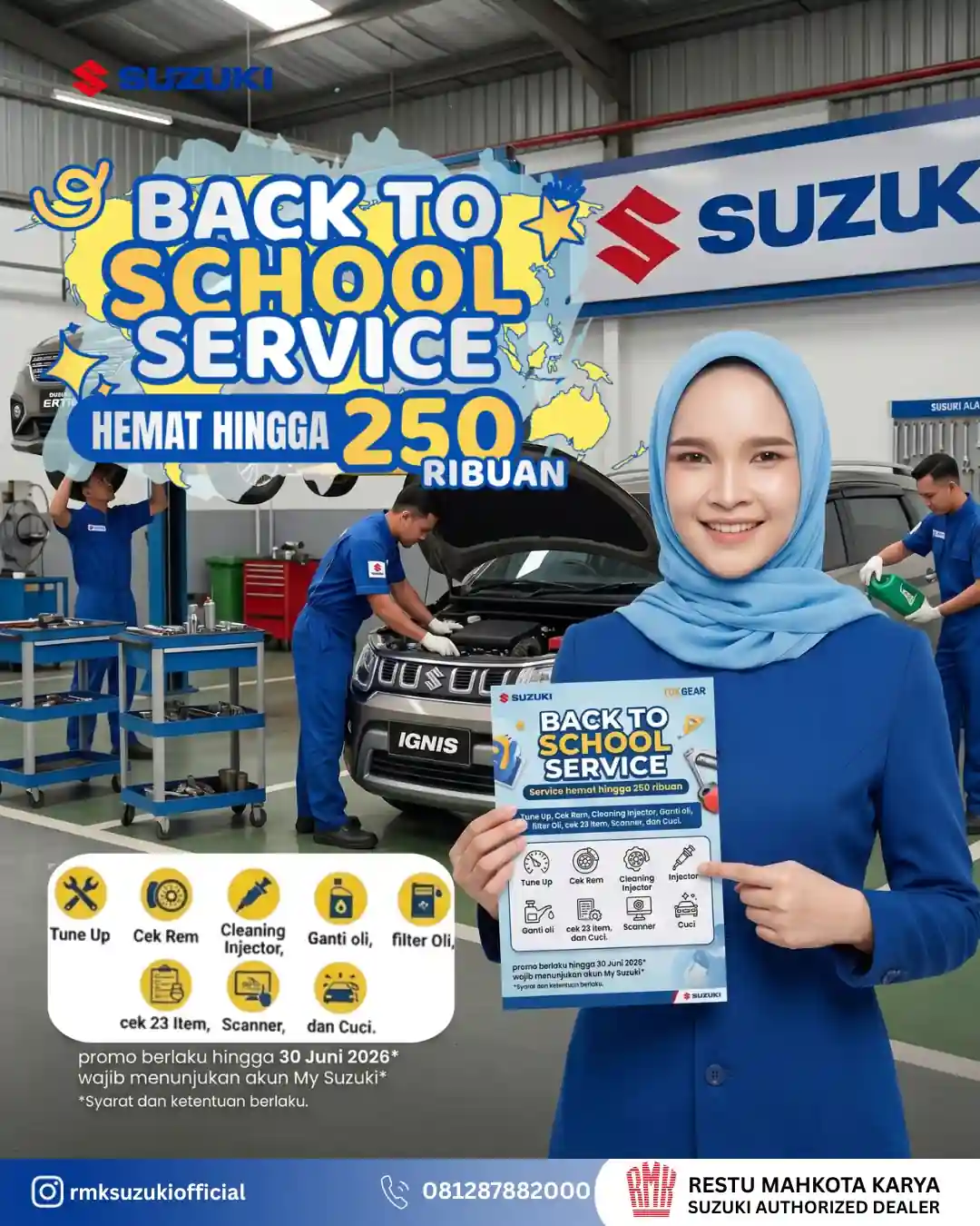 BACK TO SCHOOL SERVICE dari Restu Mahkota Karya