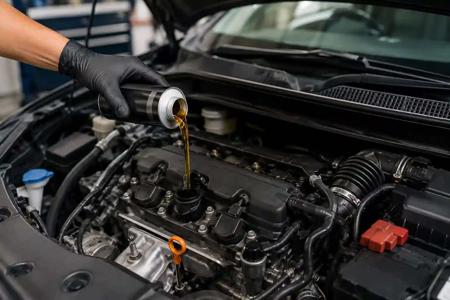 engine flush mobil