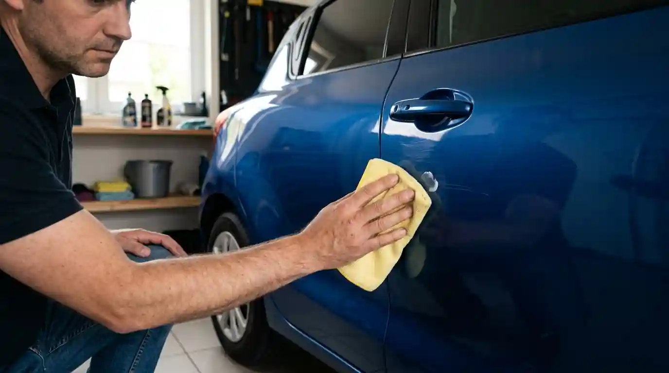 cara menghilangkan baret mobil